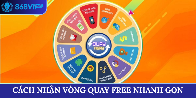 Cách nhận vòng quay free nhanh gọn