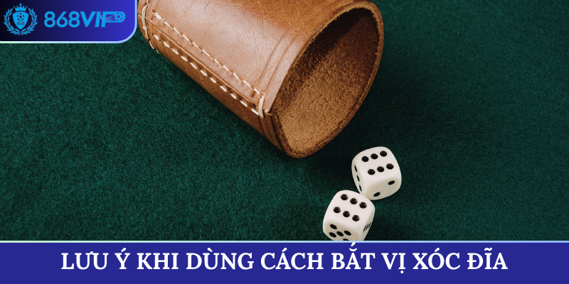 Lưu ý khi dùng cách bắt vị xóc đĩa