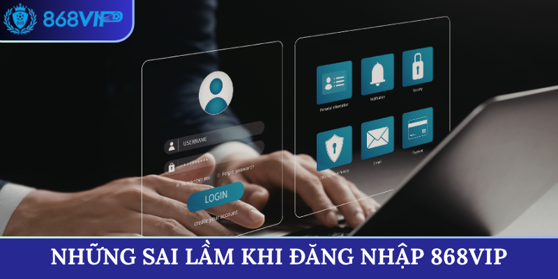 Những sai lầm khi đăng nhập 868VIP