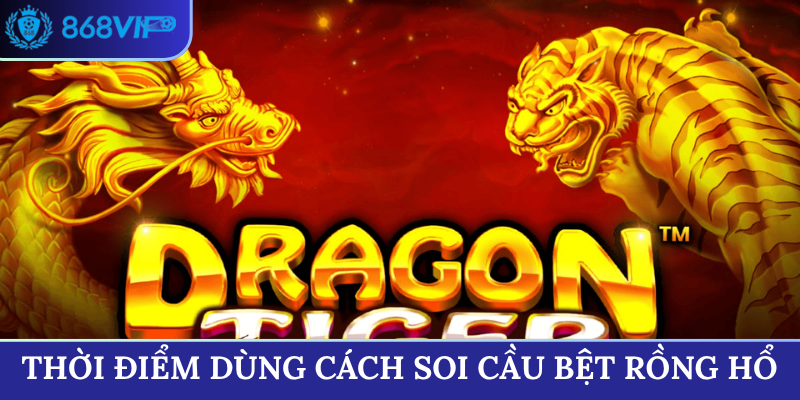 Thời điểm dùng cách soi cầu bệt Rồng Hổ